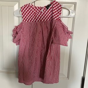 * Red and white cut out